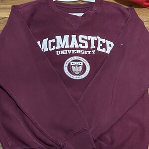 university sweatshirt